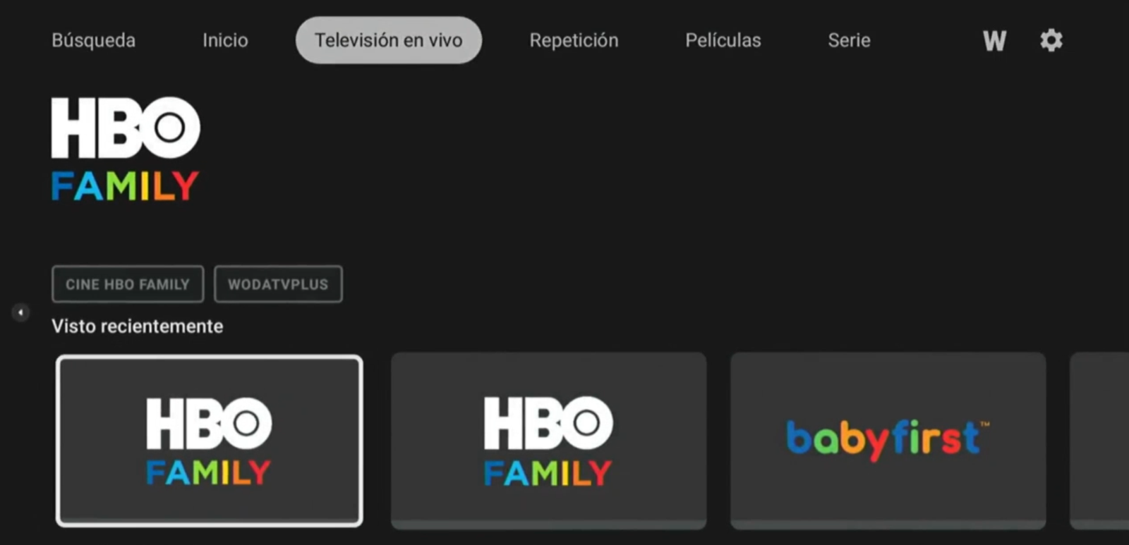 TV en vivo con guía de programación